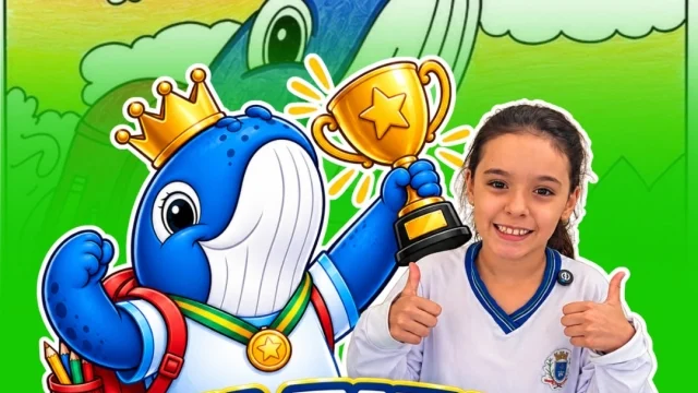 Ana Baleinha vence concurso e vira mascote da Educação em Ilhabela