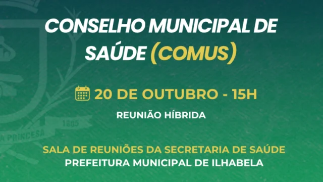 Conselho Municipal de Saúde de Ilhabela realiza reunião híbrida