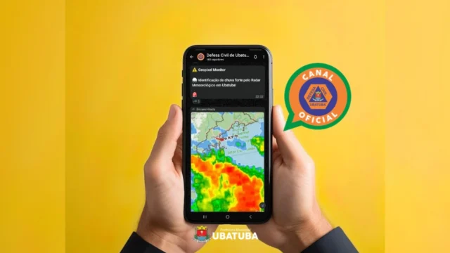 Defesa Civil de Ubatuba lança canal oficial de alertas no WhatsApp