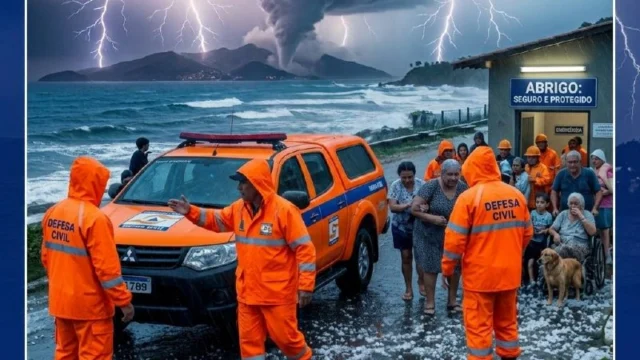 Defesa Civil emite alerta para chuva forte em São Sebastião e Ilhabela