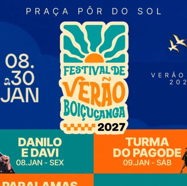 Festival de Verão de Boiçucanga traz shows gratuitos em São Sebastião