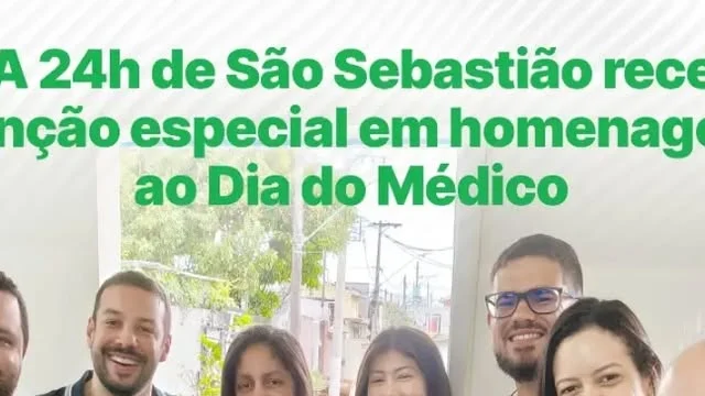 UPA 24h de São Sebastião recebe bênção pelo Dia do Médico