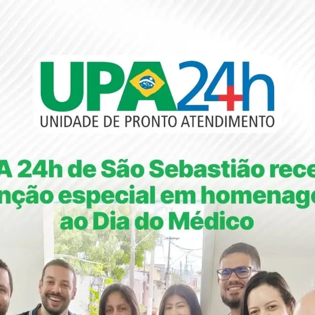 UPA 24h de São Sebastião recebe bênção pelo Dia do Médico