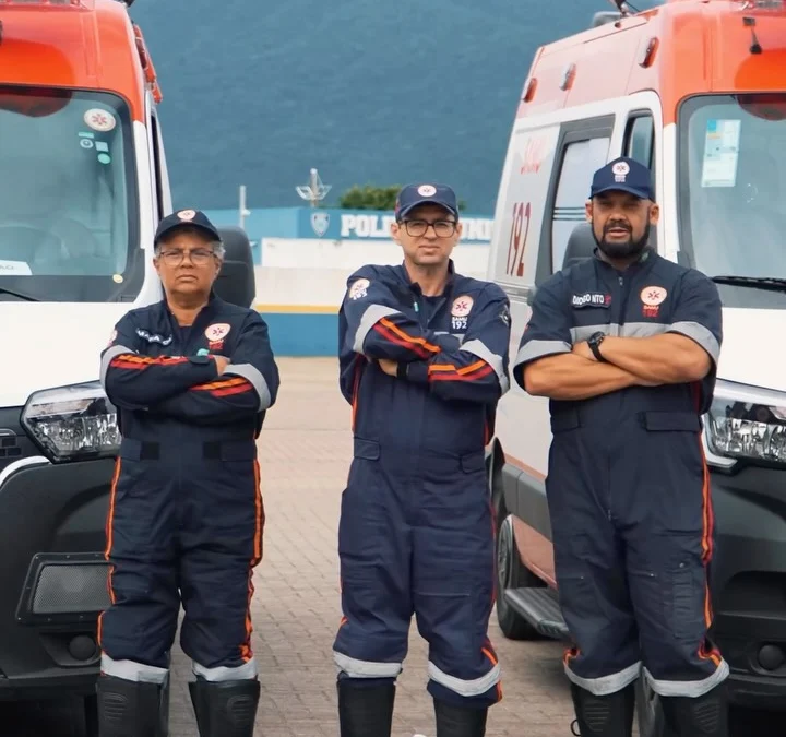 Profissionais do SAMU passam por treinamento prático e teórico