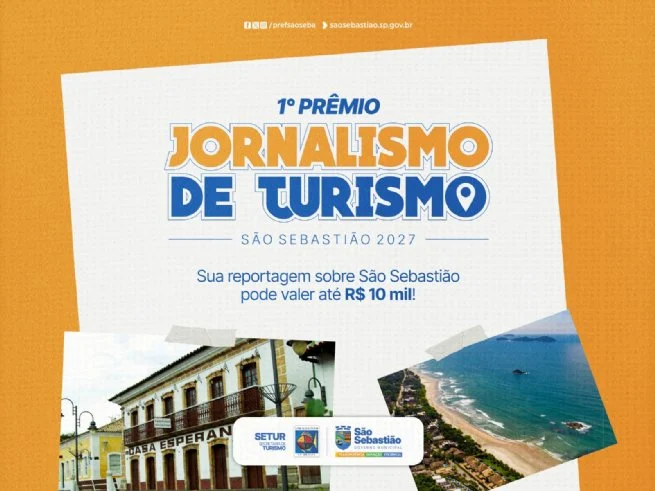 São Sebastião lança Prêmio Nacional de Jornalismo de Turismo