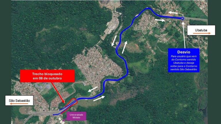Tamoios bloqueia alça do Contorno Norte nesta quinta, das 8h às 18h