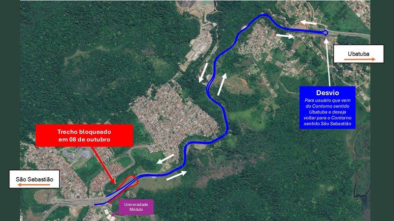Tamoios bloqueia alça do Contorno Norte nesta quinta, das 8h às 18h