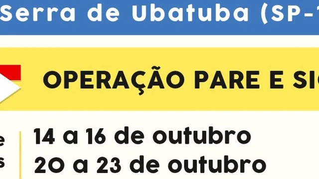 DER realiza operação pare e siga na rodovia Oswaldo Cruz em Ubatuba
